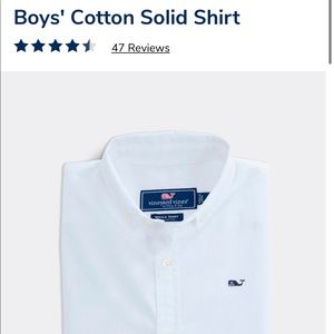 Boys vineyard vines long sleeve button down